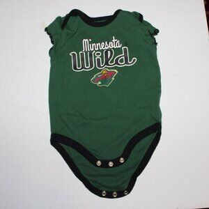 NHL Minnesota Wild Hockey - Onezie - Girls 3/6 months